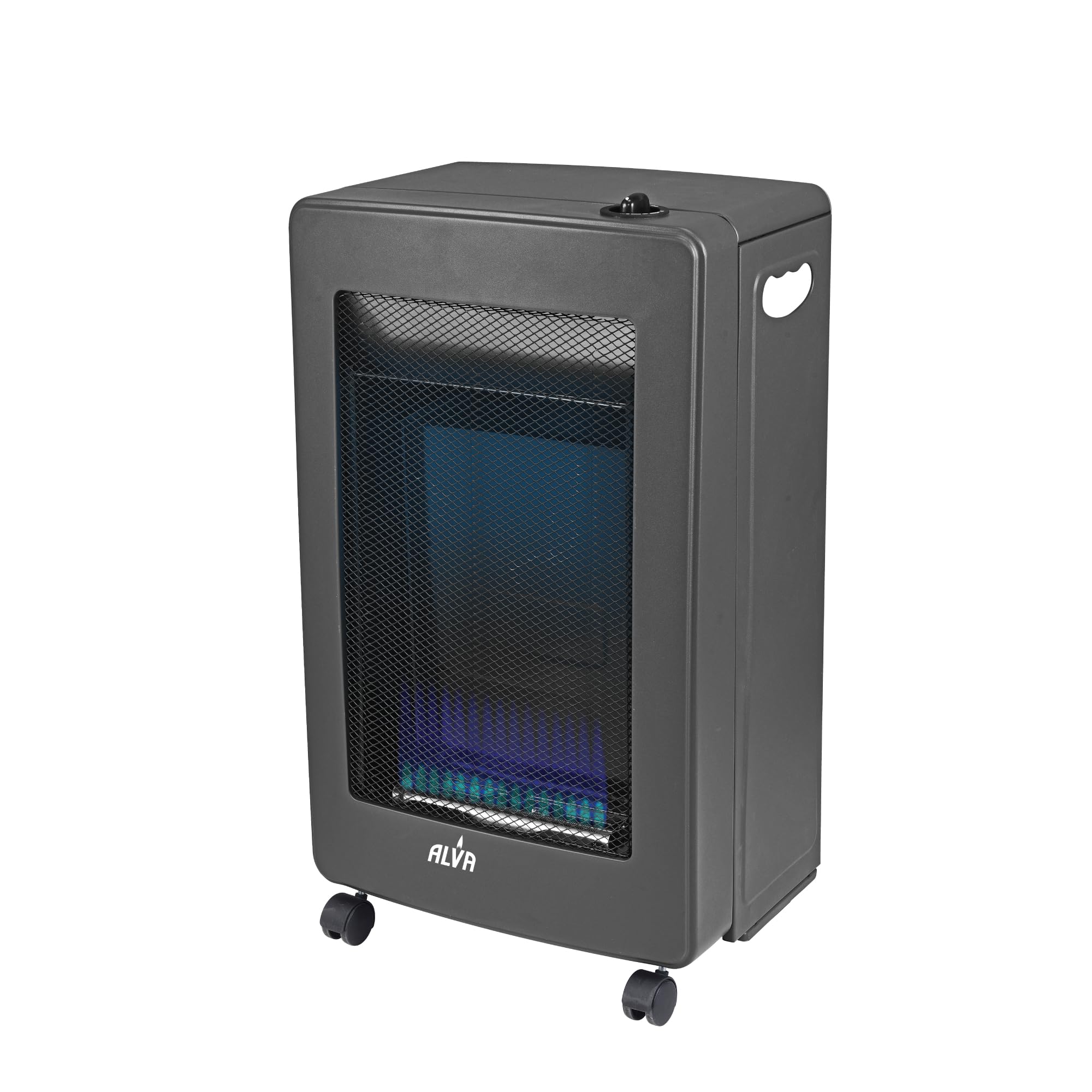 ALVA Blue-Flame Convection Roll-About Gas Heater | Black | LPGSA